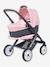 Puppenkinderwagen, 3-in-1-Kombi-Kinderwagen Maxi Cosi SMOBY grün+rosa 8