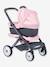 Puppenkinderwagen, 3-in-1-Kombi-Kinderwagen Maxi Cosi SMOBY grün+rosa 10