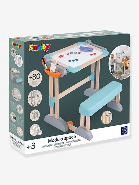 Kinder 2-in-1 Schulbank & Maltafel Modulo Space SMOBY - blau - 7