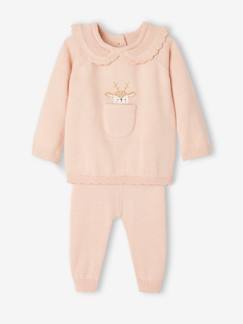 Babymode-Baby-Sets-Baby Weihnachts-Set: Pullover & Hose Oeko-Tex