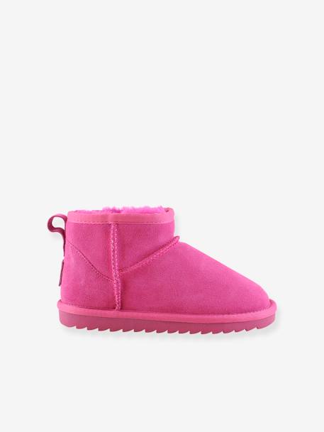 Warme Kinder Boots COLORS OF CALIFORNIA - camel+fuchsia+schwarz - 7