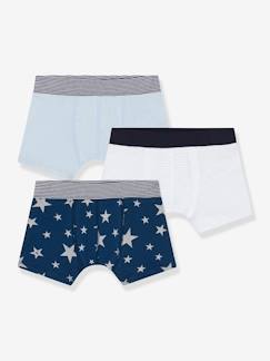 3er-Pack Jungen Boxershorts mit Sternen PETIT BATEAU -  - [numero-image]