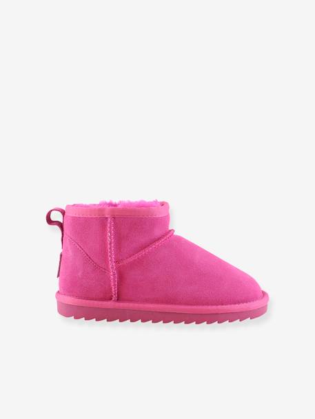 Warme Kinder Boots COLORS OF CALIFORNIA - camel+fuchsia+schwarz - 8