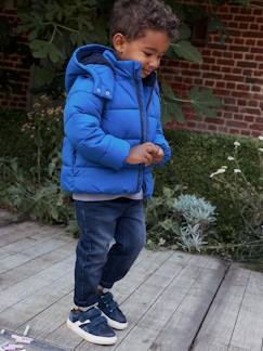 -Jungen 2-in-1-Steppjacke mit Fleecefutter