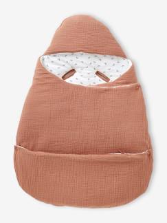 Babyartikel-Fußsäcke & Kinderwagendecken-Fußsäcke für Babyschalen-2-in-1 Baby Ausfahrsack/Wickelunterlage, Musselin, personalisierbar