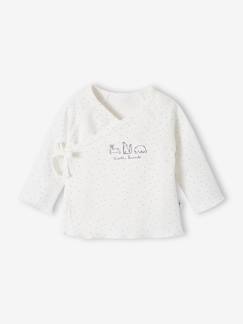 Babymode-Shirts & Rollkragenpullover-Baby Wickeljacke, Bio-Baumwolle