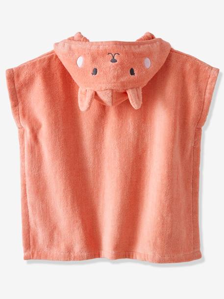 Baby Badeponcho TIERLIEBE, personalisierbar - aprikose+ocker - 2