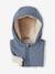 Baby Winterjacke mit abnehmbarer Kapuze, Recycling-Polyester graublau 5