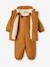 Baby-Set: Thermo-Regenjacke mit Webpelz und Matschhose, Recycling-Polyester karamell 2