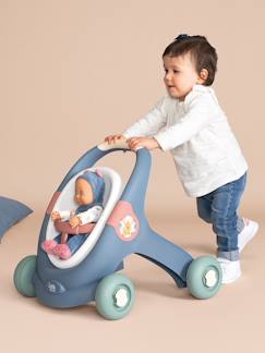 Spielzeug-3-in-1 Baby Lauflernhilfe/Puppenkinderwagen mit Puppe SMOBY