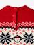 Baby Weihnachts-Pullover Capsule Collection FAMILIE Oeko-Tex rot 4