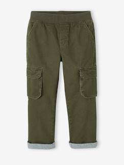 -Jungen Thermo-Cargohose mit Dehnbund Oeko-Tex