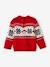 Baby Weihnachts-Pullover Capsule Collection FAMILIE Oeko-Tex rot 2