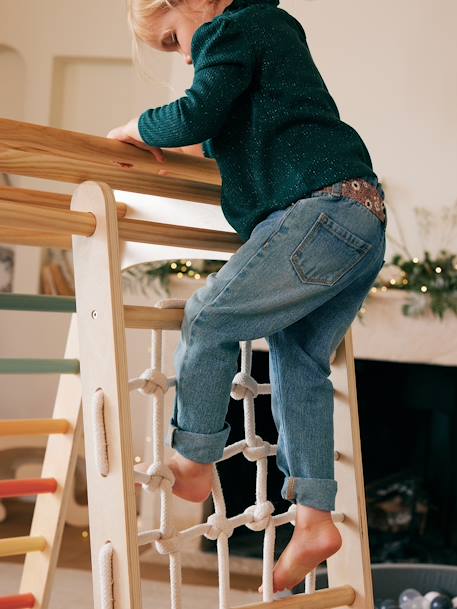 Kinder Indoor-Klettergerüst, Holz FSC® natur 8