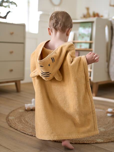 Baby Badeponcho TIERLIEBE, personalisierbar - aprikose+ocker - 10