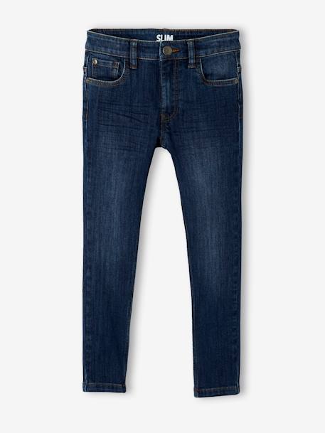 Die UNVERWÜSTLICHE, robuste Jungen Jeans, Slim-Fit, Bundweite verstellbar blue stone+dark blue 6