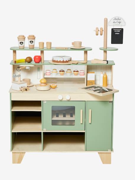 Kinder Kaffeebar ATELIER DU CAFÉ Holz FSC® natur 2