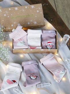 Mädchen Baby Weihnachts-Geschenkset Socken Oeko-Tex  [numero-image]