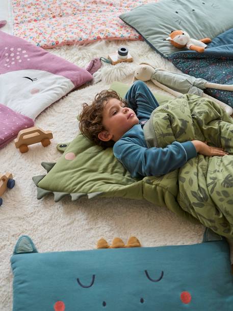 Kinder Schlafsack TREK Oeko-Tex - grün bedruckt/krokodil - 7