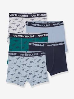 Jungenkleidung-Unterwäsche & Socken-5er-Pack Jungen Boxershorts, Dinosaurier Oeko-Tex