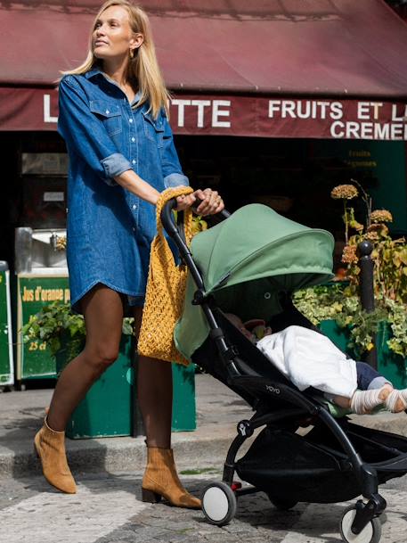 Nachhaltiges Jeanskleid für Schwangerschaft & Stillzeit EVA ENVIE DE FRAISE jeansblau 1