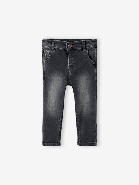 Gerade Baby Jeans BASIC Oeko-Tex - bleached+dark blue+grauer denim - 10