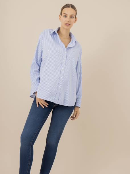 Slim-Fit-Jeans für die Schwangerschaft CLASSIC ENVIE DE FRAISE ohne Einsatz jeansblau 1