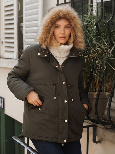 Parka für die Schwangerschaft ROBIN ENVIE DE FRAISE - khaki - 4