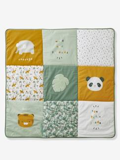 Baby Spieldecke/ Laufstalleinlage PANDAFREUNDE, Patchwork-Design Oeko-Tex  [numero-image]