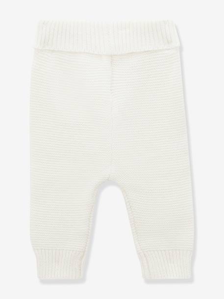 Baby Leggings CYRILLUS, Bio-Baumwolle und Wolle weiß 2