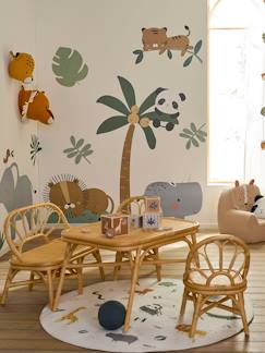 Kinderzimmer-Kindermöbel-Kinderzimmer Sitzbank aus Rattan BOHO