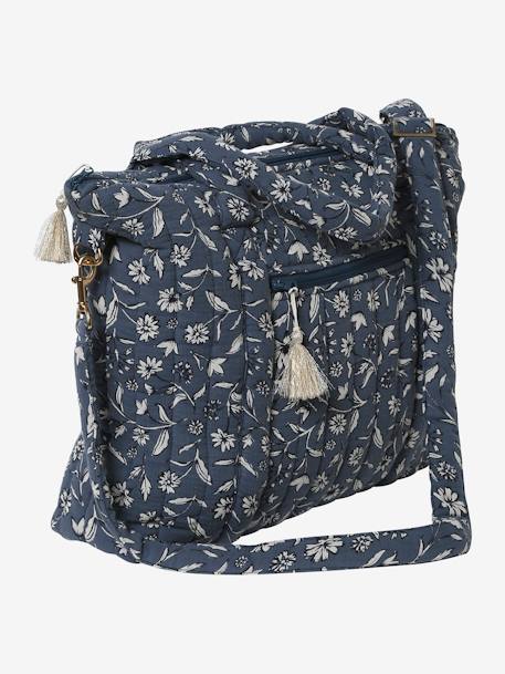 Wickeltasche PLUME, personalisierbar - blau indien blume+rosa/folklore blumen+rosa/hippie vintage+weiß geblümt/flora+weiß pfeilsymbole - 6