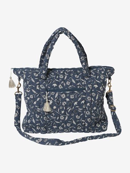 Wickeltasche PLUME, personalisierbar - blau indien blume+rosa/folklore blumen+rosa/hippie vintage+weiß geblümt/flora+weiß pfeilsymbole - 5