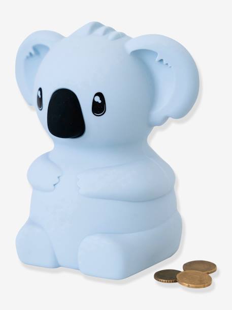 Kinder Koala-Spardose Kidybank KIDYWOLF - blau - 1