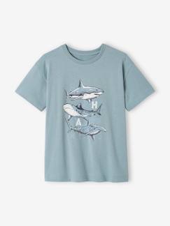 -Jungen T-Shirt mit Tierprint, Recycling-Baumwolle