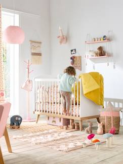 Kinderzimmer-Babybett KONFETTI mit höhenverstellbarem Lattenrost