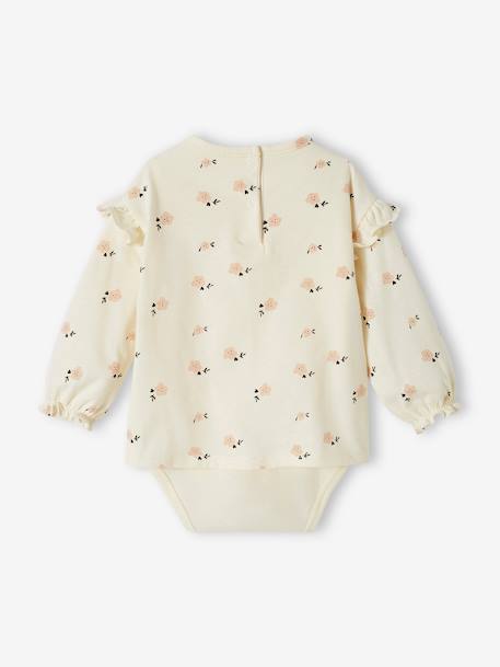 Baby Shirtbody aus Bio-Baumwolle Oeko-Tex wollweiß 5