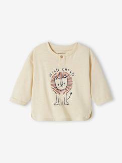 Babymode-Shirts & Rollkragenpullover-Shirts-Baby Shirt mit Löwe