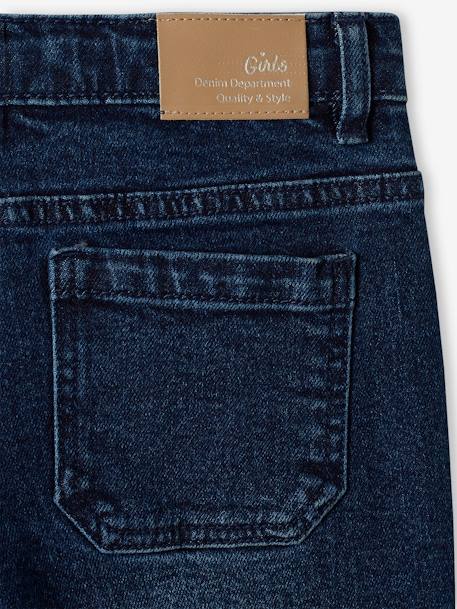 Mädchen Flare-Jeans, 7/8 blue stone+jeansblau 12