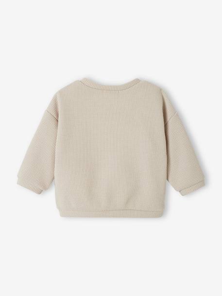 Baby Wickelpullover - beige - 2