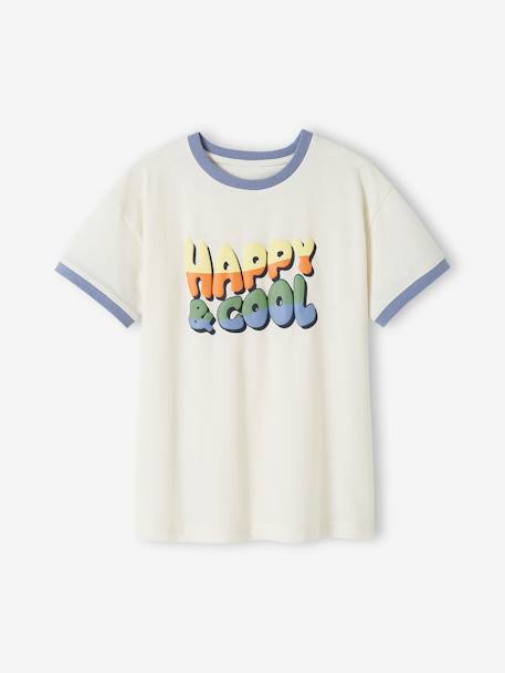 Jungen T-Shirt ,,Happy & cool' Oeko-Tex sandfarben 3