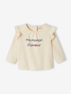 Babymode-Baby T-Shirt mit Schriftzug Bio-Baumwolle