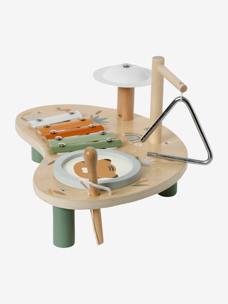 Baby Musik-Spieltisch TANSANIA, Holz FSC® natur 2