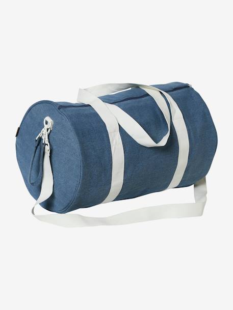 Denim-Wickeltasche BABY ROLL, personalisierbar bleached 2