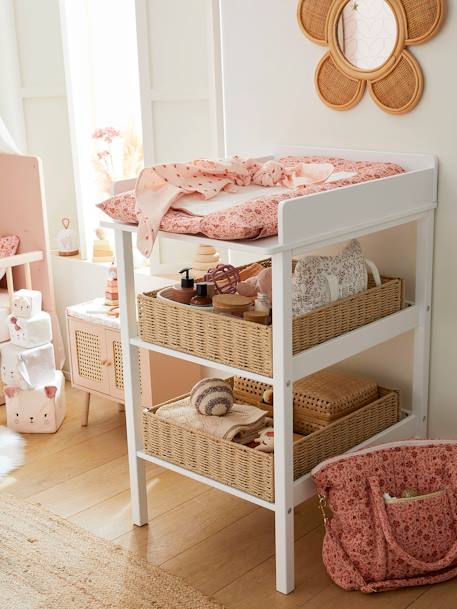 Babyzimmer Wickeltisch MADISON mit 2 Ablagen - weiß - 2