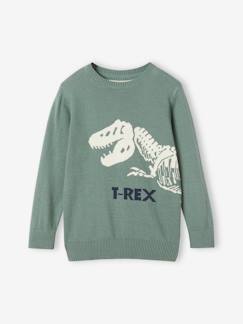 -Jungen Pullover mit Dino Oeko-Tex