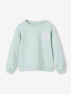 Maedchenkleidung-Pullover, Strickjacken & Sweatshirts-Sweatshirts-Mädchen Sweatshirt mit Print Basics