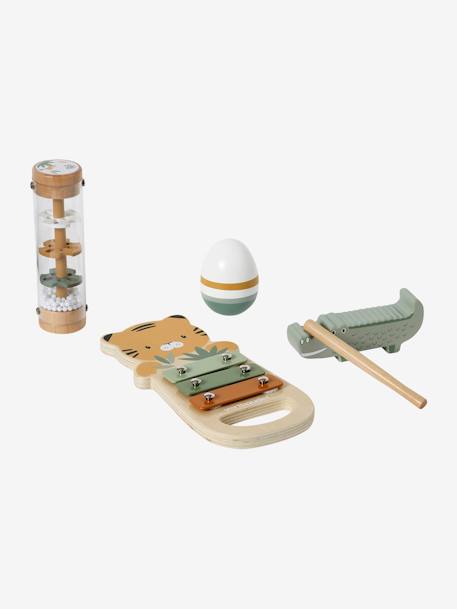 4-teiliges Set Baby Musikinstrumente TANSANIA, Holz FSC® natur 3