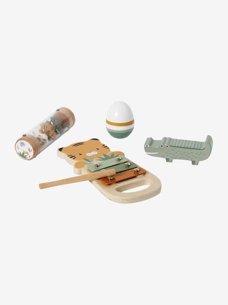 4-teiliges Set Baby Musikinstrumente TANSANIA, Holz FSC® natur 4