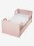 Mitwachsendes Babybett POESIE, Schublade mit Rattan rosa/natur 9